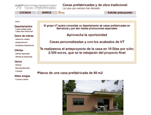 Tablet Screenshot of casasprefabricadasvt.com